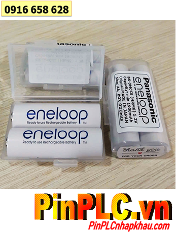 Panasonic Eneloop BK-3MCCE Pin sạc AA1900mAh 1.2v chính hãng _Xuất xứ Nhật (Hộp 2viên)/B.hành 6tháng